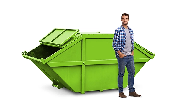 8 CUBIC YARD LIDDED SKIP