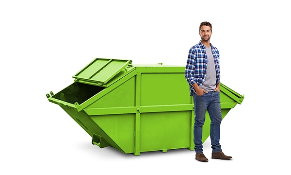 6 CUBIC YARD LIDDED SKIP